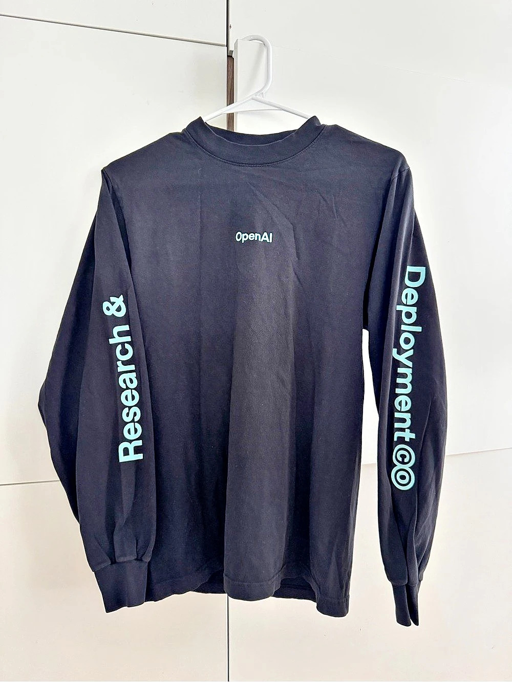 OpenAI R&D Co. Long Sleeve Black XS NWT